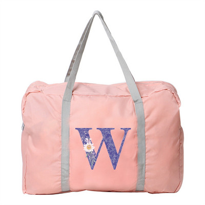 Putna torba Ručna torba Ženska kampiranje na otvorenom Torbe za pohranu prtljage Pribor Torbe Ljubičasti cvjetni print Sklopivi organizator velikog kapaciteta