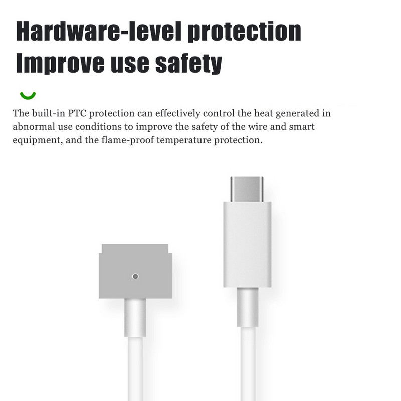 USB C tip C ženski na magnetni 1 2 kabelski adapter za MacBook Air Pro A1389 A424 A1181 A1184 A1330 A1278 pretvarač punjenja