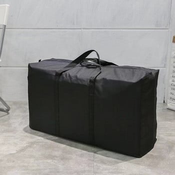 Unisex Πτυσσόμενη τσάντα Duffle Μεγάλης χωρητικότητας Ρούχα ταξιδιού Τσάντες αποθήκευσης Τσάντες φερμουάρ Oxford Weekend Τσάντα Λεπτή φορητή τσάντα μεταφοράς αποσκευών