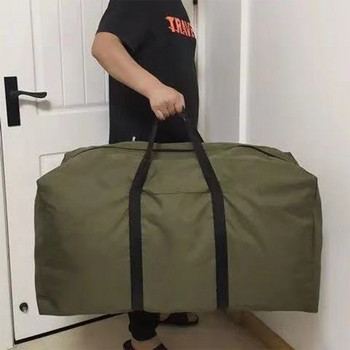 Unisex Πτυσσόμενη τσάντα Duffle Μεγάλης χωρητικότητας Ρούχα ταξιδιού Τσάντες αποθήκευσης Τσάντες φερμουάρ Oxford Weekend Τσάντα Λεπτή φορητή τσάντα μεταφοράς αποσκευών