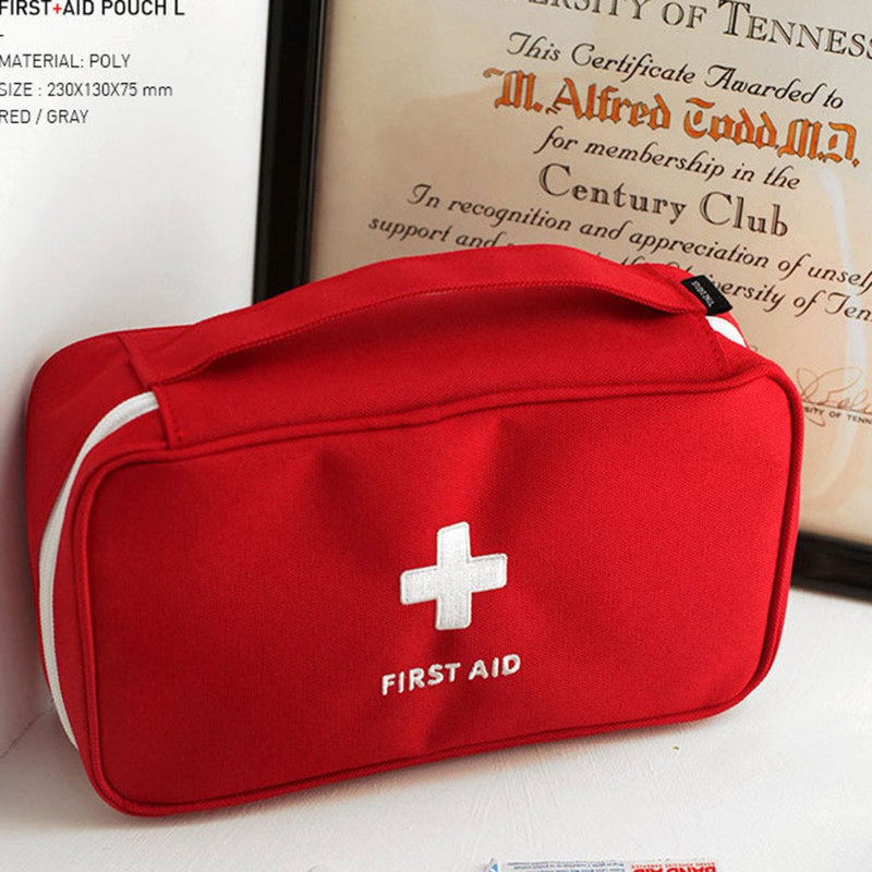Nešiojamas vidutinės tuščios pakuotės organizatorius kelių sluoksnių pirmosios pagalbos rinkinio maišelis Pirmosios pagalbos krepšys išgyvenimo medicinos kelionės gelbėjimo krepšys