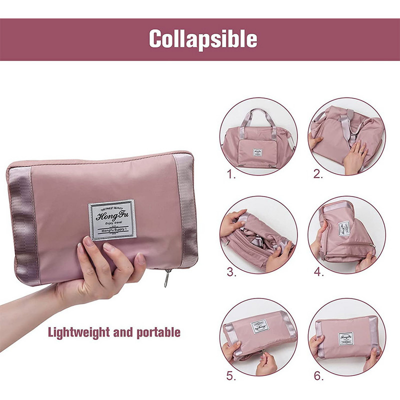 2022 Ženska putna torba Torbe velikog kapaciteta Tote Sklopiva prtljaga Na rame Duffle Skladištenje Vodootporne ručne torbe Yoga Sport Crossbody