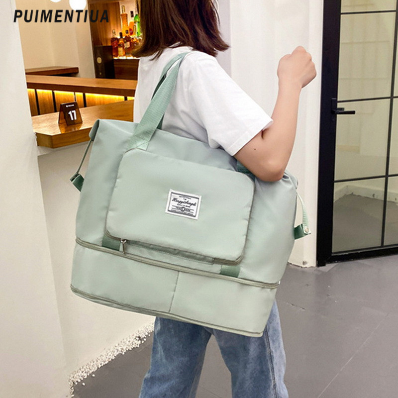 Žene Muškarci Sportska torba za teretanu Putna torba Duffle Bag Velika ručna torba Višenamjenska torba za plivanje Na rame Messenger Vikend torba za fitness trening