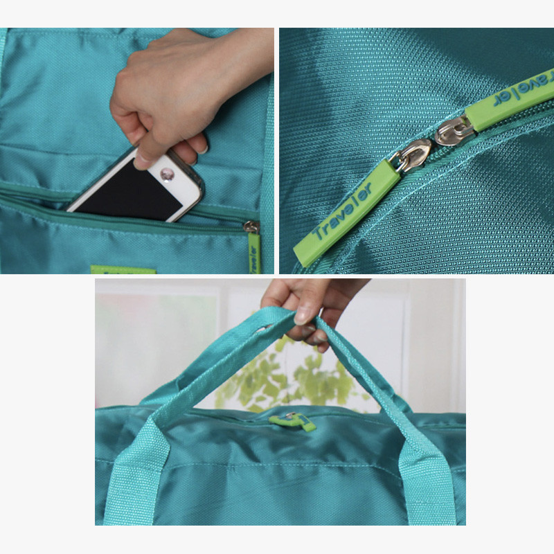 Vandeniui atsparus sulankstomas rankinio bagažo krepšys Kelioninis savaitgalio krepšys Unisex Oksfordo medžiaginis maišelis Nešiojami daugiafunkciai kelioniniai krepšiai