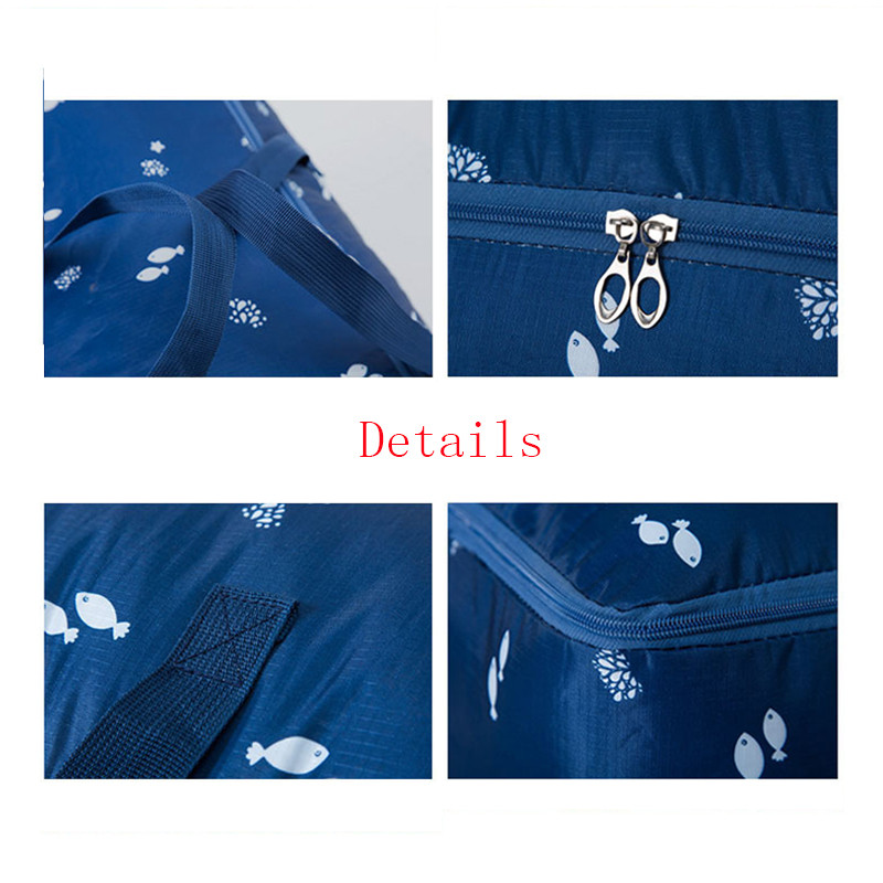 Sklopiva vodootporna torba za prtljagu Torbe za pohranu putne odjeće Torba s patentnim zatvaračem Ispis slike Oxford Duffle torba Torba za selidbe otporna na prašinu