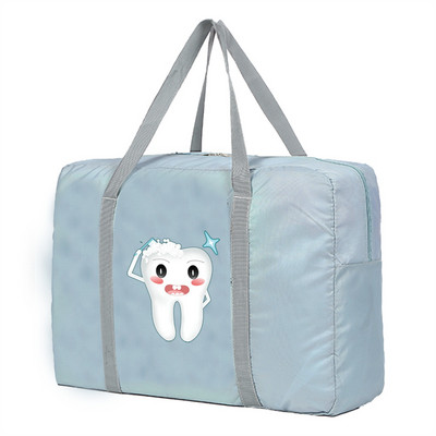 Putna torba velikog kapaciteta Unisex Organizatori Sklopiva prtljaga Ručne torbe Skladištenje odjeće Duffle Torbe za nošenje Teeth Series