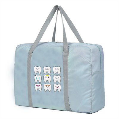 Putna torba velikog kapaciteta Unisex Organizatori Sklopiva prtljaga Ručne torbe Skladištenje odjeće Duffle Torbe za nošenje Teeth Series