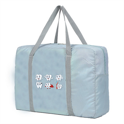Putna torba velikog kapaciteta Unisex Organizatori Sklopiva prtljaga Ručne torbe Skladištenje odjeće Duffle Torbe za nošenje Teeth Series