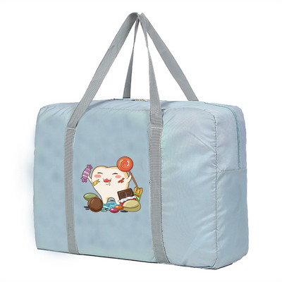 Putna torba velikog kapaciteta Unisex Organizatori Sklopiva prtljaga Ručne torbe Skladištenje odjeće Duffle Torbe za nošenje Teeth Series