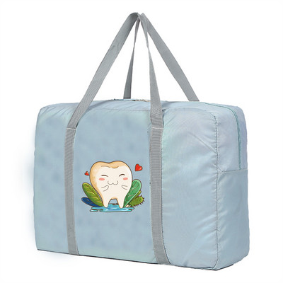 Putna torba velikog kapaciteta Unisex Organizatori Sklopiva prtljaga Ručne torbe Skladištenje odjeće Duffle Torbe za nošenje Teeth Series