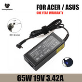 19V 3,42A 65W 3,0*1,1mm sülearvuti vahelduvvoolu toiteadapteri laadija jaoks ACER Aspire S3 S5 S7 P3 Iconia C740 C720 Tab W500 W700 C740 C910