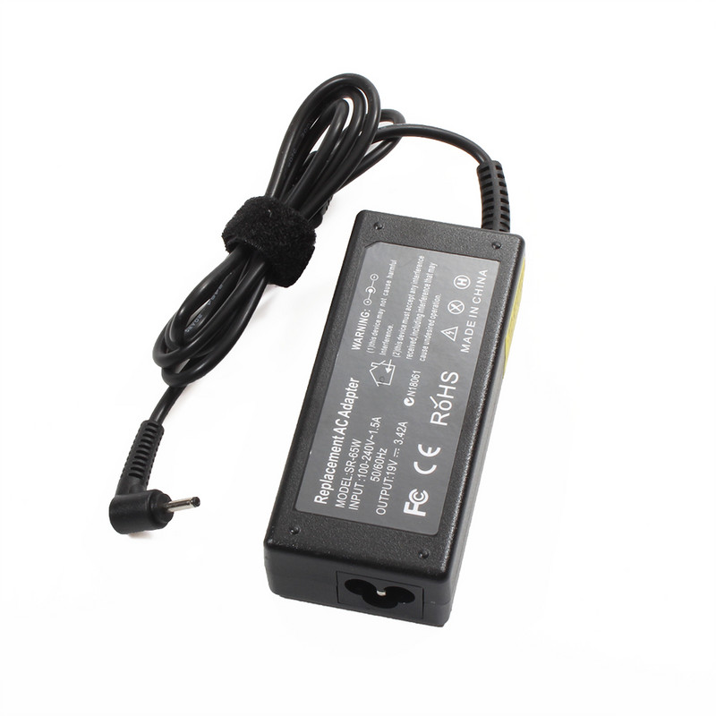 19V 3,42A 65W 3,0*1,1mm sülearvuti vahelduvvoolu toiteadapteri laadija jaoks ACER Aspire S3 S5 S7 P3 Iconia C740 C720 Tab W500 W700 C740 C910