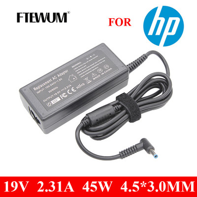 Зарядно 45W 19.5V 2.31 4.5*3.0mm адаптер за лаптоп за HP Stream X360 11 13 14 Series 740015-001 740015-002 741727-001 HSTNN-CA LA