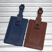1Pcs PU kožni kovčeg Oznake za prtljagu Naljepnica Torba Privjesak Ručna torbica Prijenosni dodaci za putovanja Ime ID Adresa Oznake visoke kvalitete