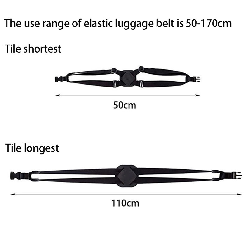 1PC Podesivi pojas za prtljagu Bungee Pojasevi za prtljagu Kofer Podesivi pojas Traka za nošenje Pribor za putovanje Trake za nošenje