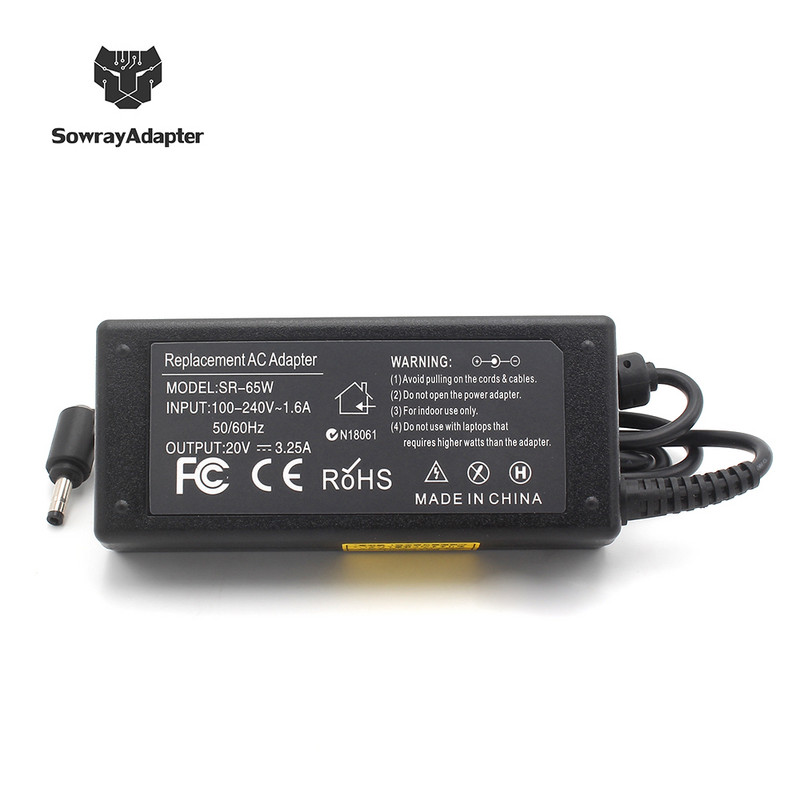 20V 3.25A 65W 4.0*1.7mm AC punjač za prijenosno računalo za Lenovo IdeaPad 320 100-15 B50-10 YOGA 710 510-14ISK adapter za napajanje prijenosnog računala