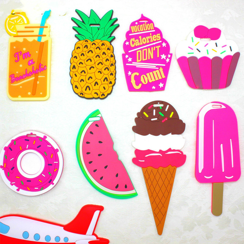 Pribor za putovanja Oznaka za prtljagu Kreativni PVC kovčeg ID Adresa Držač Oznake za ukrcaj prtljage Prijenosna naljepnica