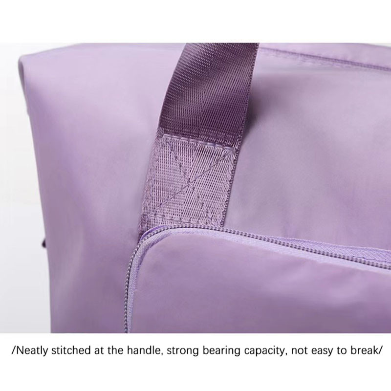 Ženska putna torba, jednobojna velika torba za rame, višenamjenska torba za odvajanje suhe i mokre stvari, sportska torba za ručnu prtljagu