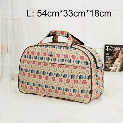 Ženske putne torbe velikog kapaciteta Muška prtljaga Putne sportske torbe Najlonska vodootporna dnevna torba za putovanja Ženska ručna torba s printom cvijeća