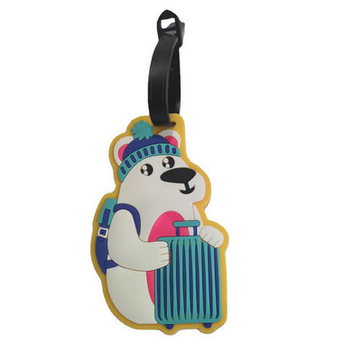 Oznaka za putnu prtljagu Silikonski crtani film Slatko voće Hrana Životinjski stil Oznake za kovčeg Ime Držač adrese Oznake za ukrcaj na prtljagu Oznaka