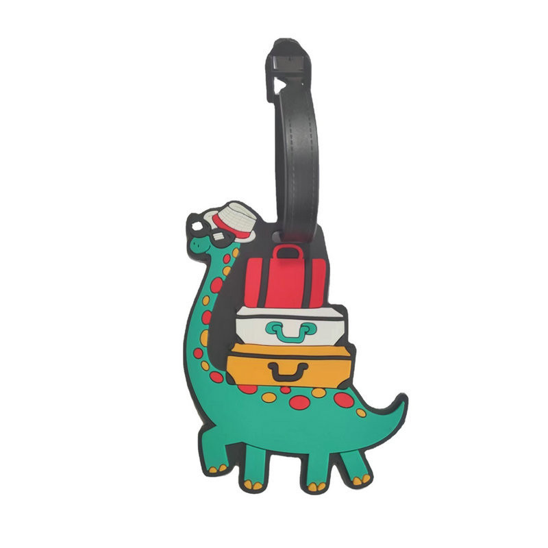 Oznaka za putnu prtljagu Silikonski crtani film Slatko voće Hrana Životinjski stil Oznake za kovčeg Ime Držač adrese Oznake za ukrcaj na prtljagu Oznaka