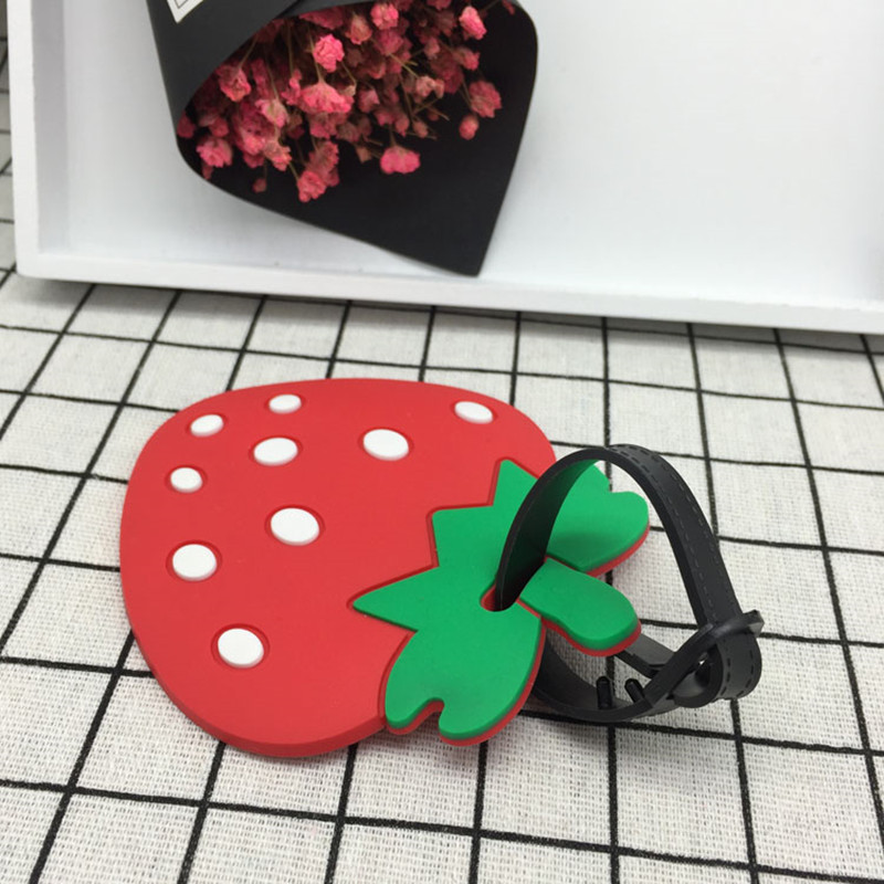 Voće Kofer Oznaka za prtljagu Ananas ID Adresa Držač lubenice Oznaka za prtljagu Jagoda Banana Silikagel Putni pribor