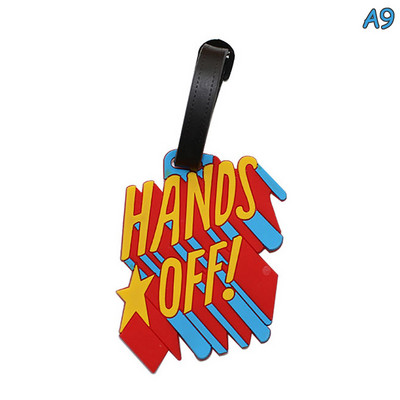 1kom Creative Travel Accessorie Oznaka za prtljagu Creative Corgi & Cat kovčeg Modni stil Silikonska prijenosna putna naljepnica Putni dio