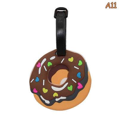 1kom Creative Travel Accessorie Oznaka za prtljagu Creative Corgi & Cat kovčeg Modni stil Silikonska prijenosna putna naljepnica Putni dio