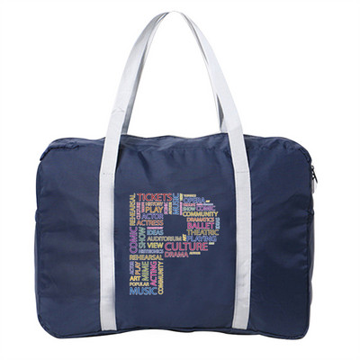 Putna torba Unisex Sklopiva vreća za prtljagu Organizatori Pakiranje velikog kapaciteta Prijenosna torba za prtljagu s ispisanim imenom od 26 slova