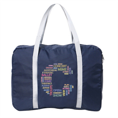 Putna torba Unisex Sklopiva vreća za prtljagu Organizatori Pakiranje velikog kapaciteta Prijenosna torba za prtljagu s ispisanim imenom od 26 slova