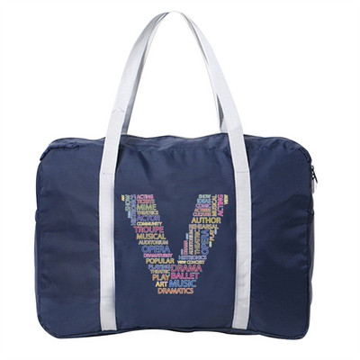 Putna torba Unisex Sklopiva vreća za prtljagu Organizatori Pakiranje velikog kapaciteta Prijenosna torba za prtljagu s ispisanim imenom od 26 slova