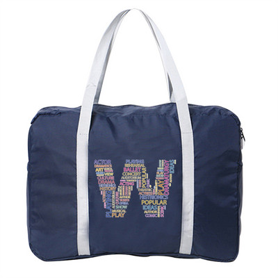 Putna torba Unisex Sklopiva vreća za prtljagu Organizatori Pakiranje velikog kapaciteta Prijenosna torba za prtljagu s ispisanim imenom od 26 slova