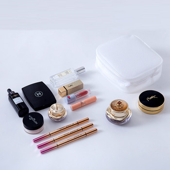 Minimalist Travel Make Up Organizer Αδιάβροχη αποθήκευση Καλλυντικά κουτί Τσάντα Λευκό Δίχτυ Τσάντα πλυσίματος μπάνιου Αξεσουάρ ταξιδιού neceser