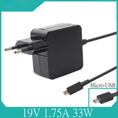 19V 1,75A 33W Micro-USB AC adaptér napájací zdroj nabíjačka pre notebook Asus ADP-33AW A EXA1206UH X205 X205T X205TA C201 C201P C201PA
