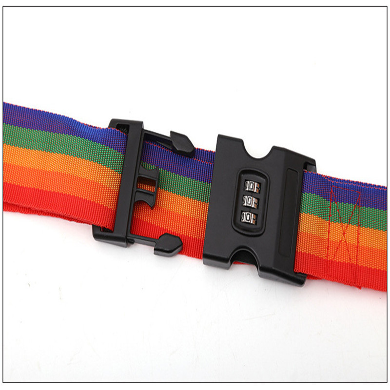 Remen za prtljagu Križni remen Pakiranje Podesivi putni kovčeg Najlonski 3 znamenke Lozinka Kopča Remen za remen za prtljagu Brava za remen