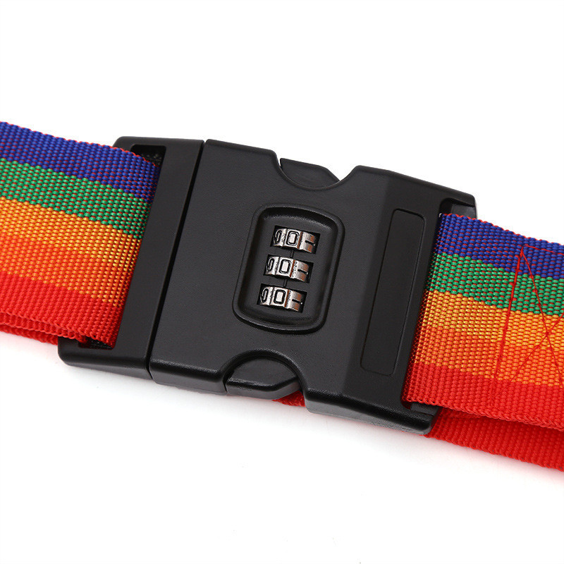 Remen za prtljagu Križni remen Pakiranje Podesivi putni kovčeg Najlonski 3 znamenke Lozinka Kopča Remen za remen za prtljagu Brava za remen