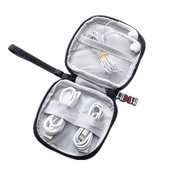 Mini Utazási Kiegészítő Digitális táska USB adatkábel fülhallgató vezetékes érmetáska pénztárca Fülbevaló gyűrű nyaklánc kozmetika Szervező tok