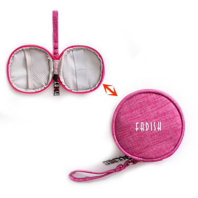 Mini Utazási Kiegészítő Digitális táska USB adatkábel fülhallgató vezetékes érmetáska pénztárca Fülbevaló gyűrű nyaklánc kozmetika Szervező tok