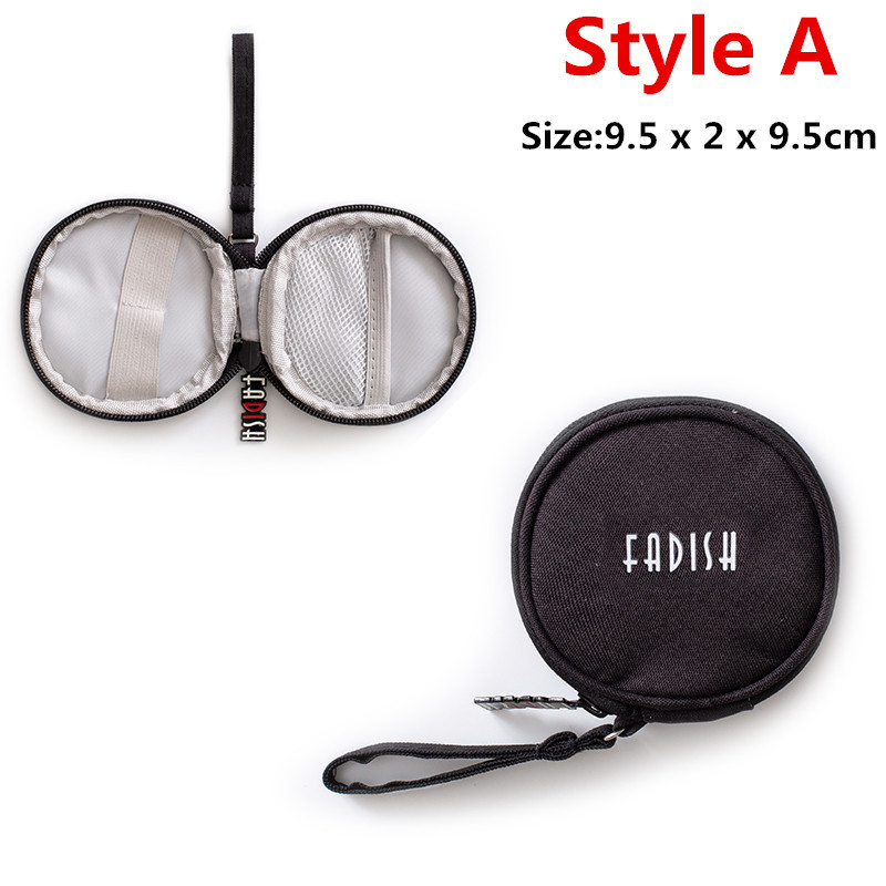 Mini Utazási Kiegészítő Digitális táska USB adatkábel fülhallgató vezetékes érmetáska pénztárca Fülbevaló gyűrű nyaklánc kozmetika Szervező tok