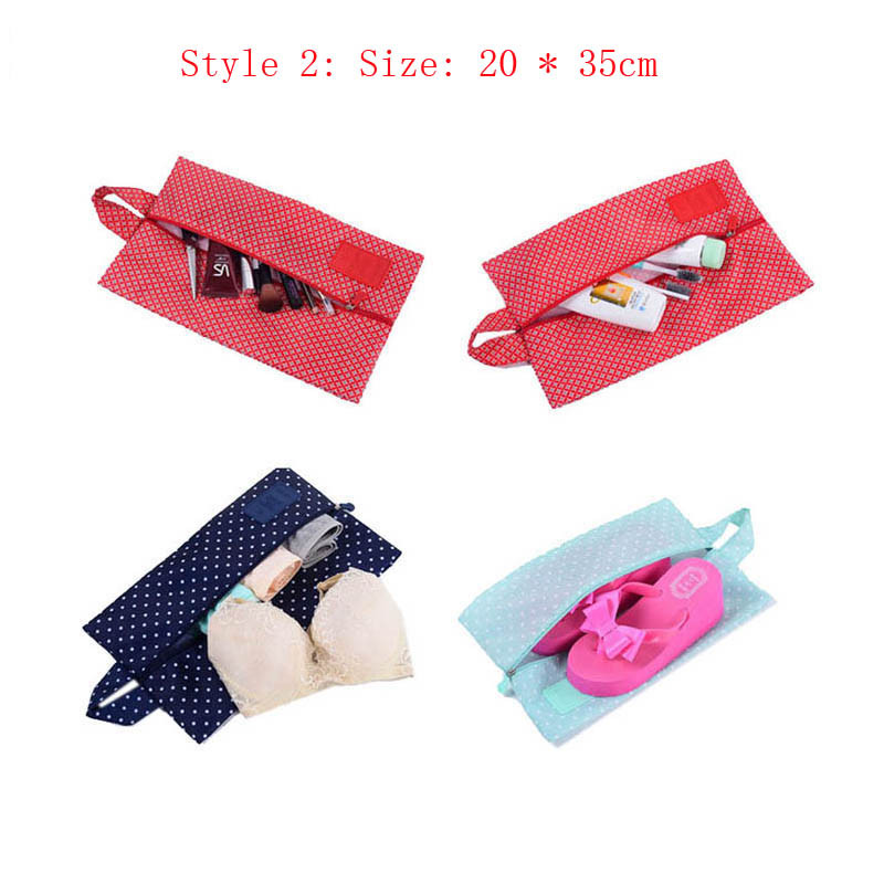 Nova prijenosna vodootporna torba za cipele Putna torbica za pohranu Džep za pakiranje Kocke Ručka Najlonski patentni zatvarač Organizator Torba za cipele z30-1