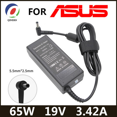 19V 3.42A 65W 5.5*2.5mm AC адаптер за зарядно за лаптоп за ASUS X550C A450C Y481C V85 A52F X450 X450L X550V X501LA X551C X555 Power
