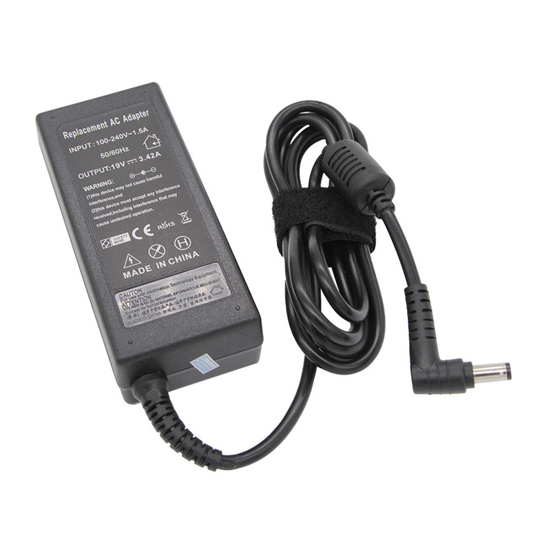 19V 3.42A 65W 5.5*2.5mm AC adapter punjača za laptop za ASUS X550C A450C Y481C V85 A52F X450 X450L X550V X501LA X551C X555 Napajanje