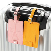 Loominguline Eiffeli torni kohver Nahast pagasilipik Silt Kott Ripats Käekott Reisitarvikud Nimi ID Aadressisildid