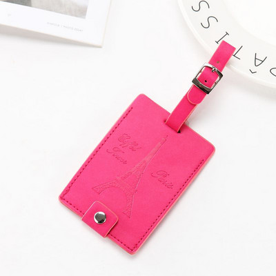 Loominguline Eiffeli torni kohver Nahast pagasilipik Silt Kott Ripats Käekott Reisitarvikud Nimi ID Aadressisildid