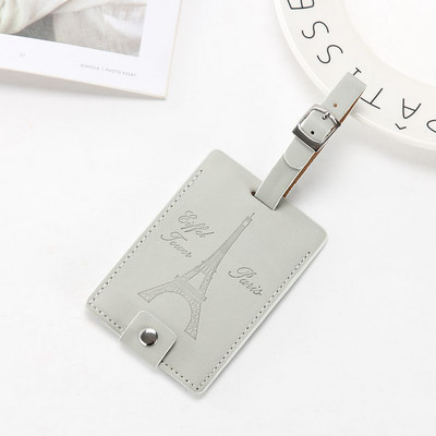 Loominguline Eiffeli torni kohver Nahast pagasilipik Silt Kott Ripats Käekott Reisitarvikud Nimi ID Aadressisildid