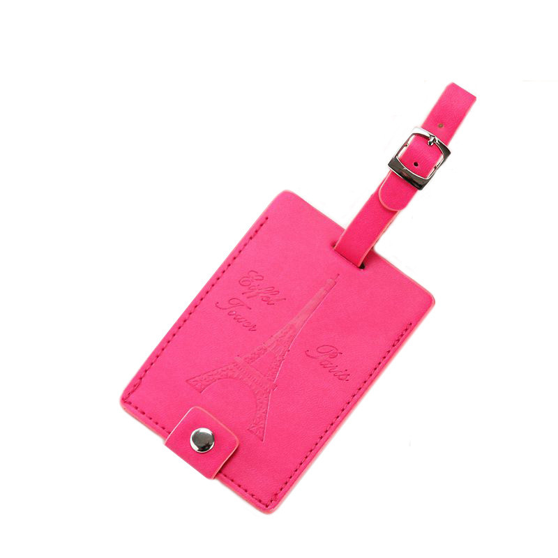 Loominguline Eiffeli torni kohver Nahast pagasilipik Silt Kott Ripats Käekott Reisitarvikud Nimi ID Aadressisildid