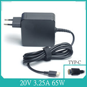 20V 3,25A 65W USB Type-C Φορτιστής τροφοδοτικού για φορητούς υπολογιστές AC για Lenovo Thinkpad X1 Carbon Yoga X270 X280 T580 P51 P52s E480 E470 S2