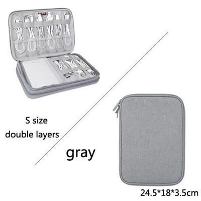 Geanta BUBM pentru accesorii electronice organizator electronic de voiaj stocare pentru hard disk ipad cablu de date