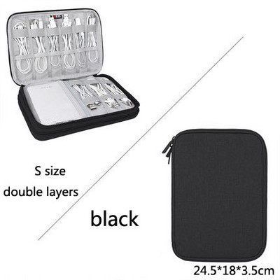 Geanta BUBM pentru accesorii electronice organizator electronic de voiaj stocare pentru hard disk ipad cablu de date