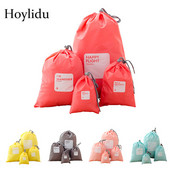 4 kom/set Putni dodaci za muškarce Žene Vodootporni organizatori od poliestera Pakiranje Torbe s uzicom Prtljaga Torba za pohranu cipela